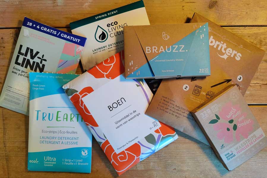 Översyn av tvättmedelsremsor